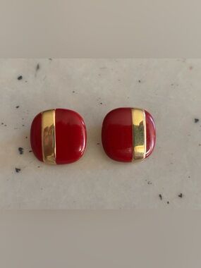 Monet Vintage Clip Earrings